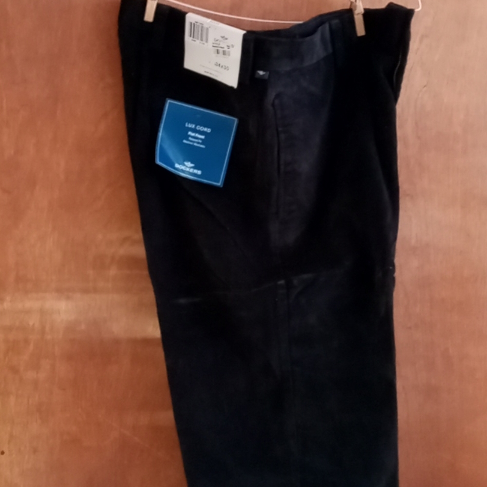 Dockers Men's Black Corduroy Slacks 34x30